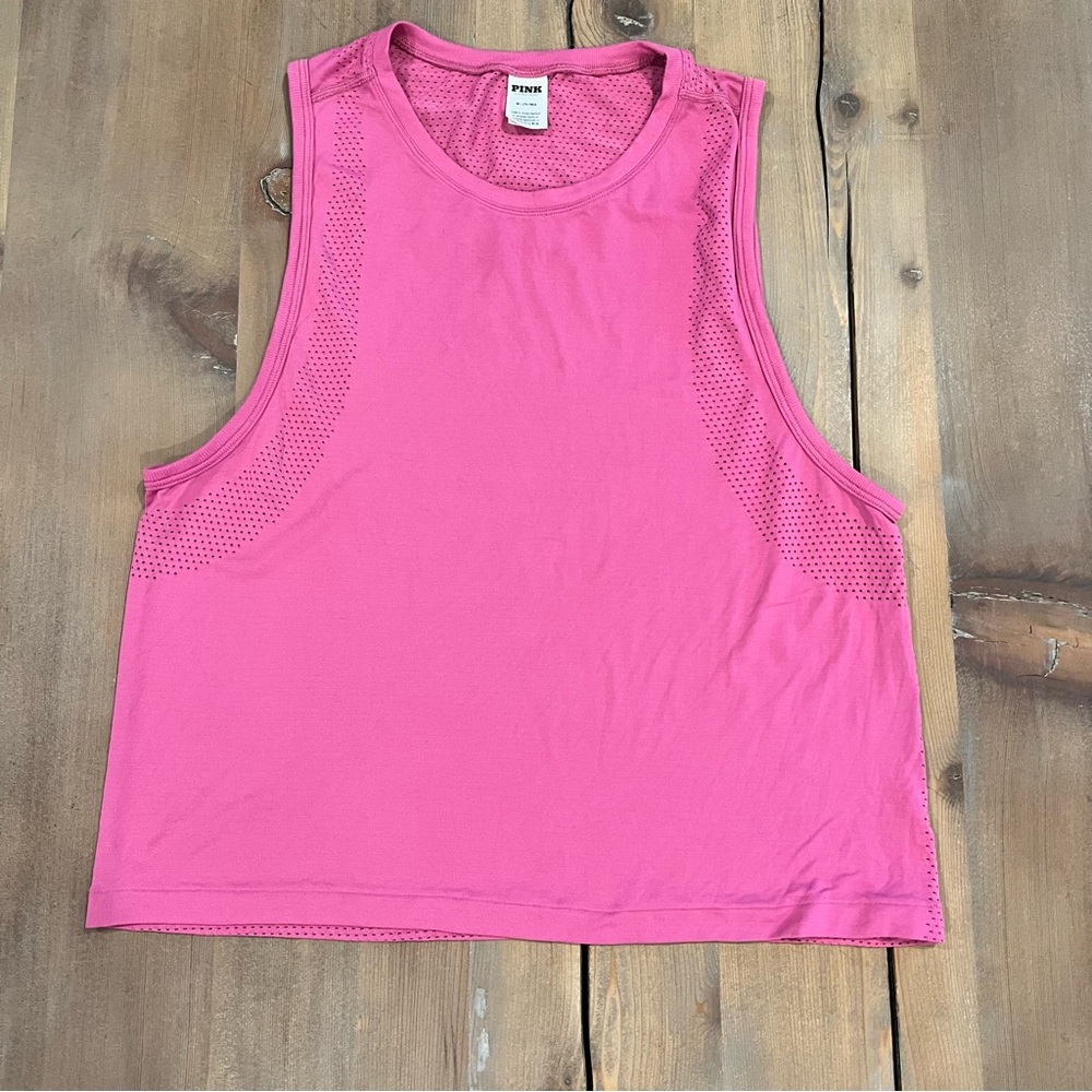 Victoria's Secret Pink Seamless Drapey Muscle Tank Top